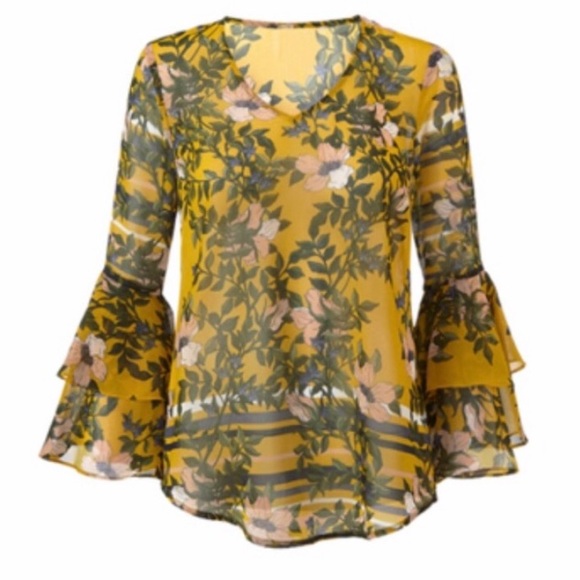 CAbi Tops - Cabi Scene Blouse, XL